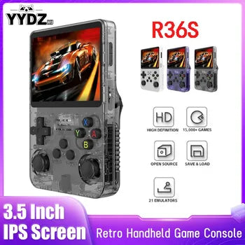 R36S Retro Spielmaschine Handheld Spielekonsole 64GB