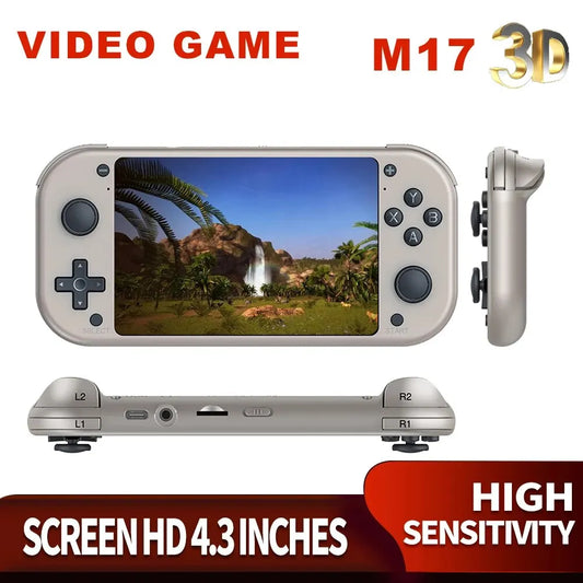 M17 Retro Video Game Console Screen Portable Pocket Video Player for PSP 64GB 128GB